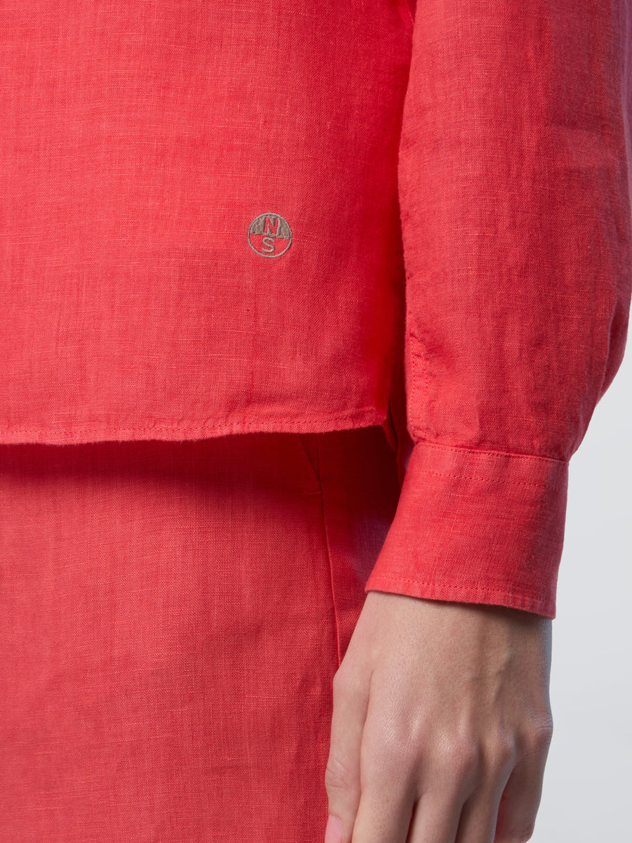 3 | Spiced coral | shirt-ls-wlogo-065398