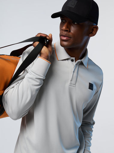 2 | Vapor grey | polo-long-sleeve-wlogo-692483